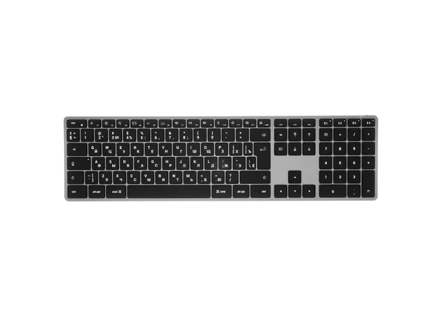 Клавиатура беспроводная Satechi Slim X3 Bluetooth Backlit, Bluetooth, Серый космос ST-BTSX3M-RU