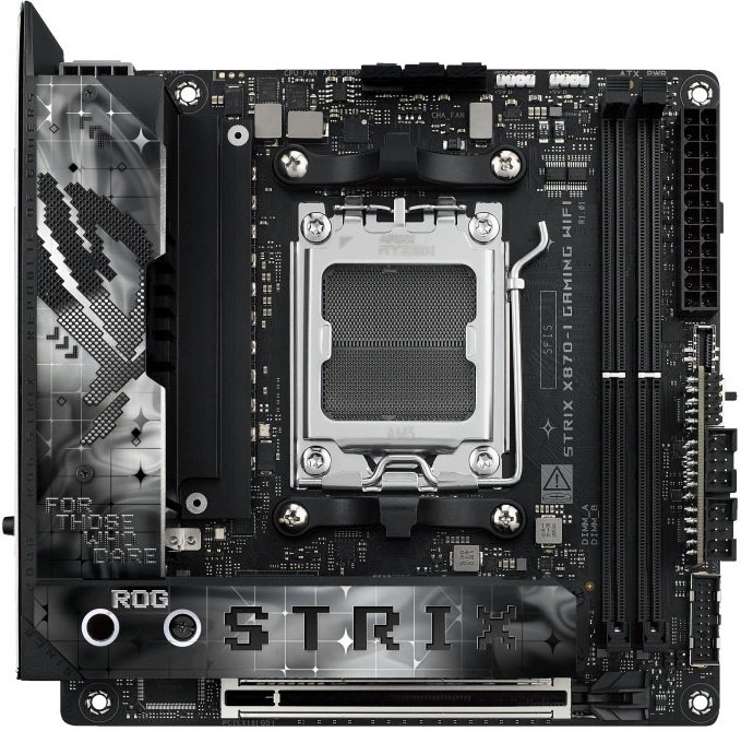 Материнская плата AM5 Asus ROG ROG STRIX X870-I GAMING WIFI (miniITX, 2xDDR5)