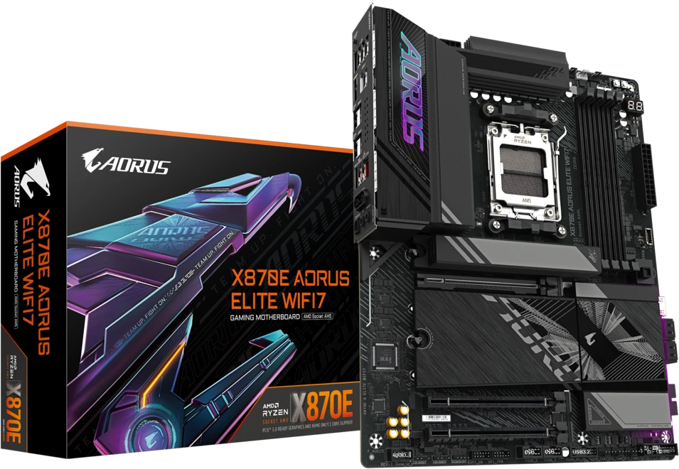 Материнская плата AM5 Gigabyte X870E Aorus Elite WIFI7