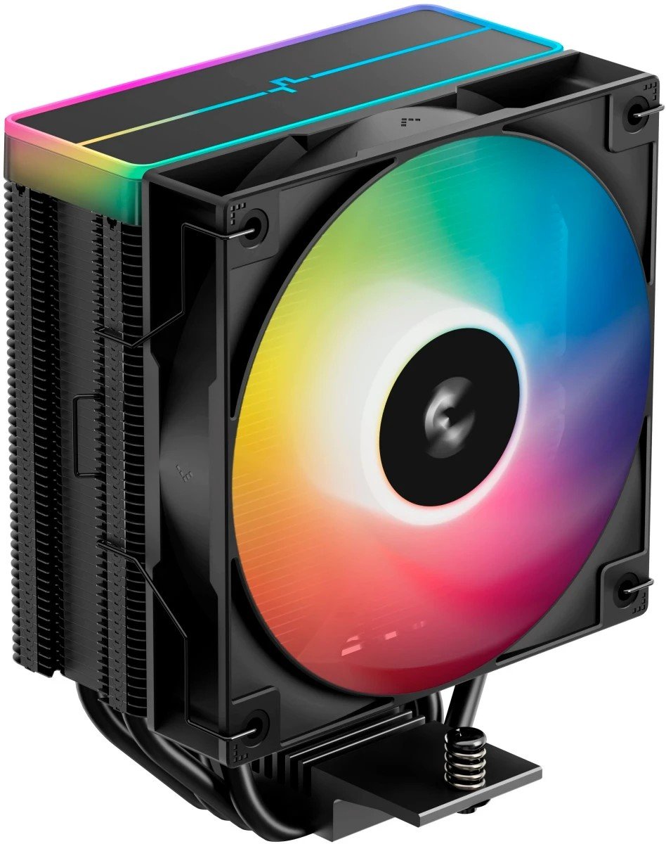 Кулер для процессора DeepCool AG400 BK ARGB V2, чёрный (R-AG400-BKAMMN-GJD)