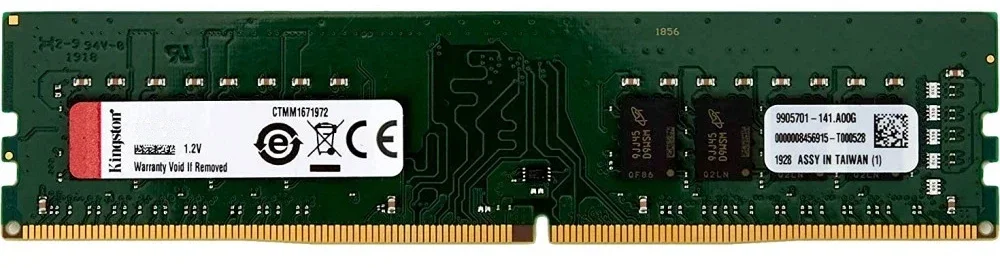 Модуль памяти DDR4 16Gb Kingston 3200 KVR32N22D8/16WP