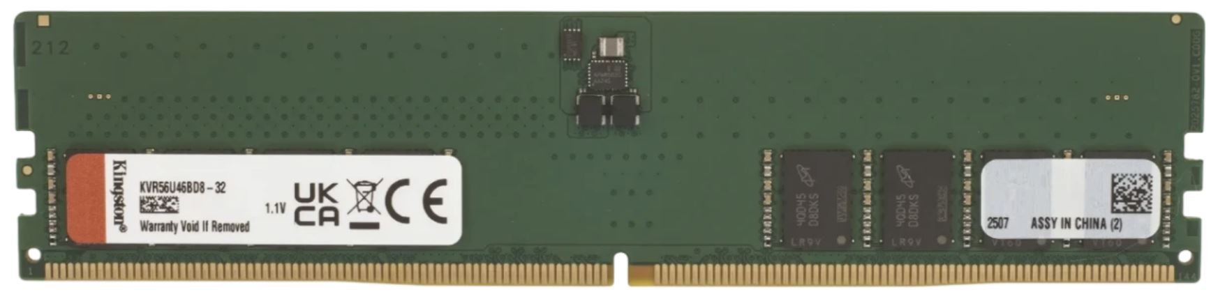 Модуль памяти DDR5 16GB Kingston 5600 CL46 KVR56U46BS8-16 OEM