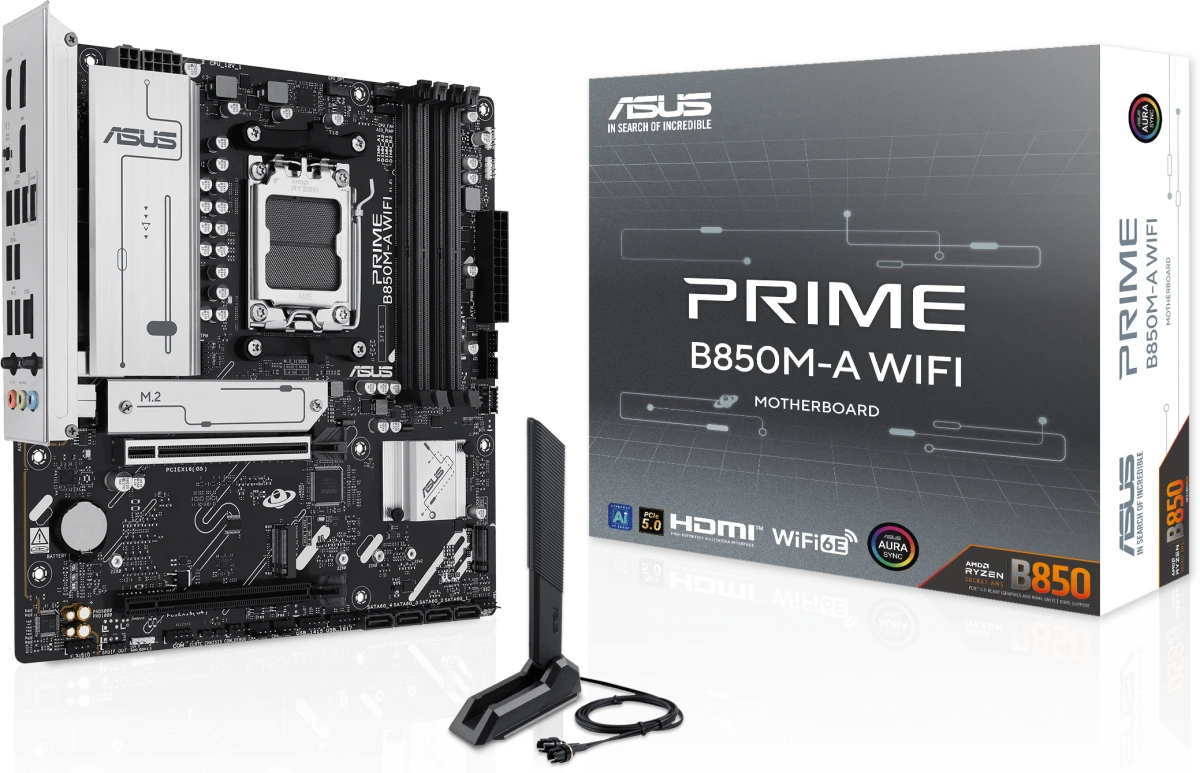 Материнская плата AM5 Asus B850M-A Prime WIFI