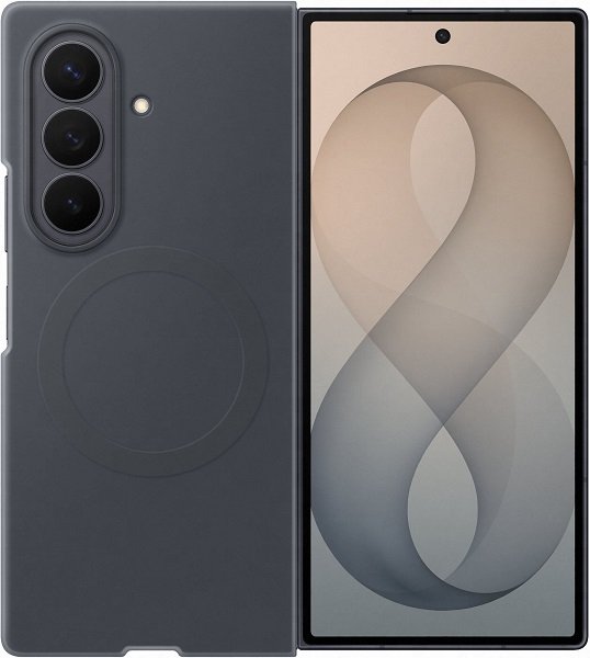 Чехол-накладка+пленка Samsung Silicone Magnet Case Galaxy Z Fold8 Ultra (EF-EF976) черный