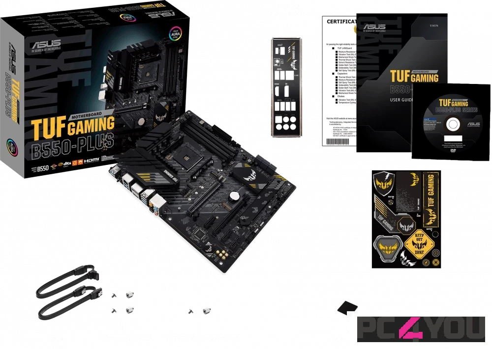 Материнская плата AM4 Asus B550-Plus TUF Gaming
