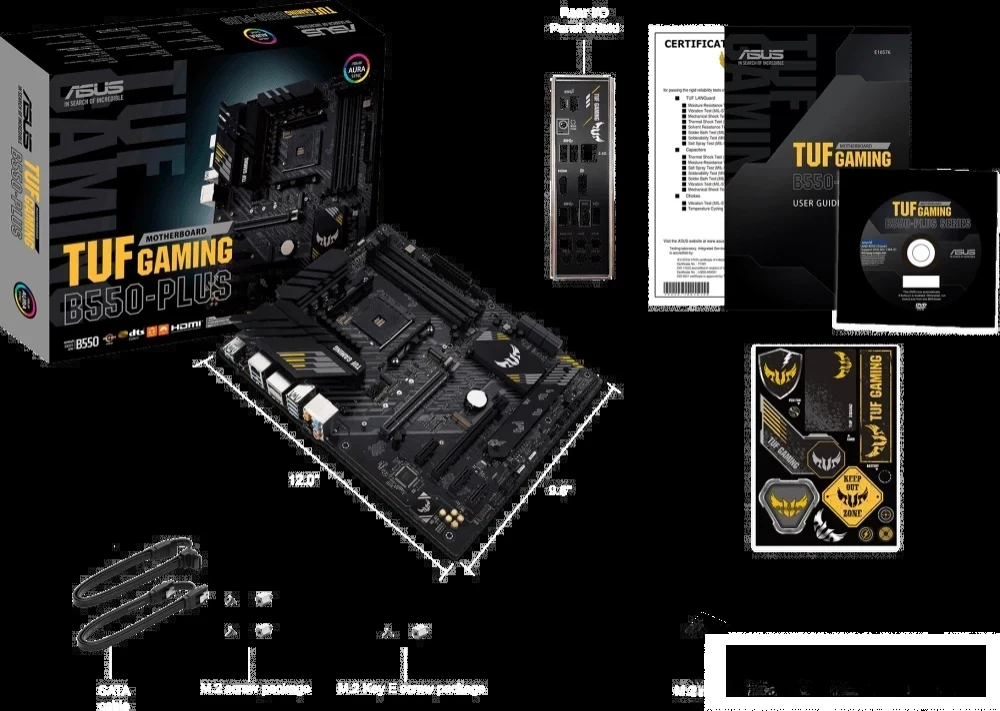 Материнская плата AM4 Asus B550-Plus TUF Gaming