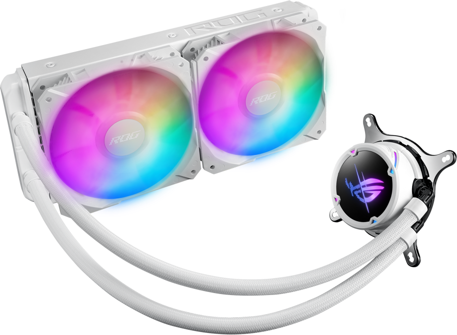 Водяное охлаждение Asus ROG Strix LC II 240 ARGB White Edition
