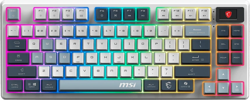 Клавиатура MSI Forge GK600 TKL W SKY S11-43RUP01-HH9