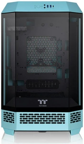 Корпус Thermaltake The Tower 300 Turquoise голубой (без БП, mATX)