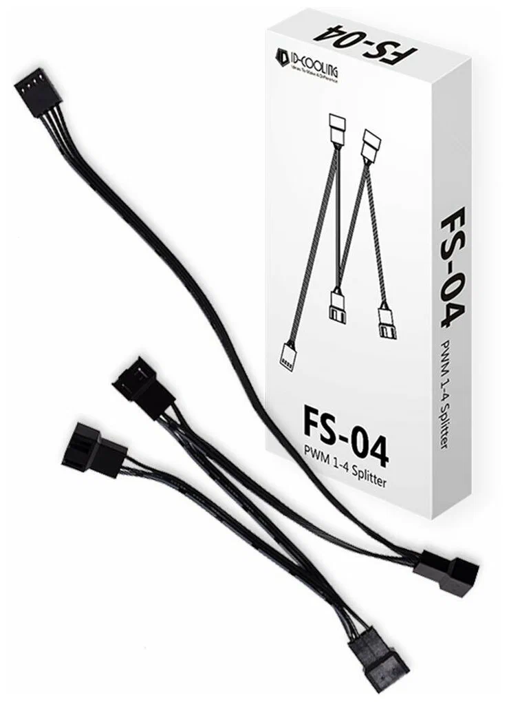 Переходник FAN-->FAN x 4 ID-Cooling FS-04