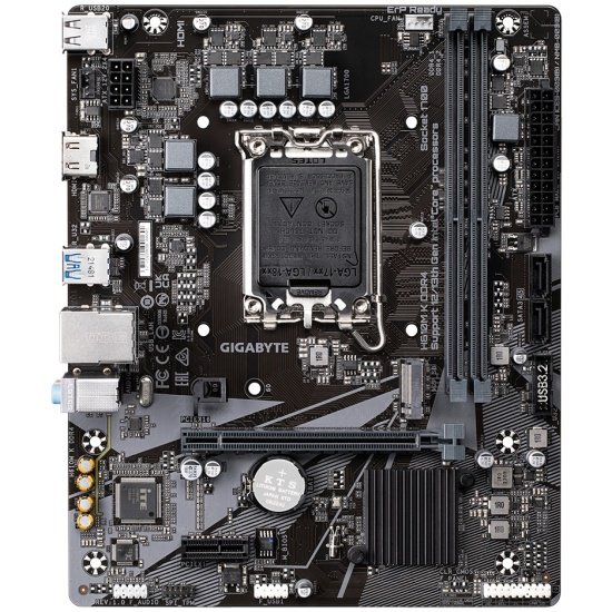 Материнская плата 1700 Gigabyte H610M K (mATX, 2xDDR4)