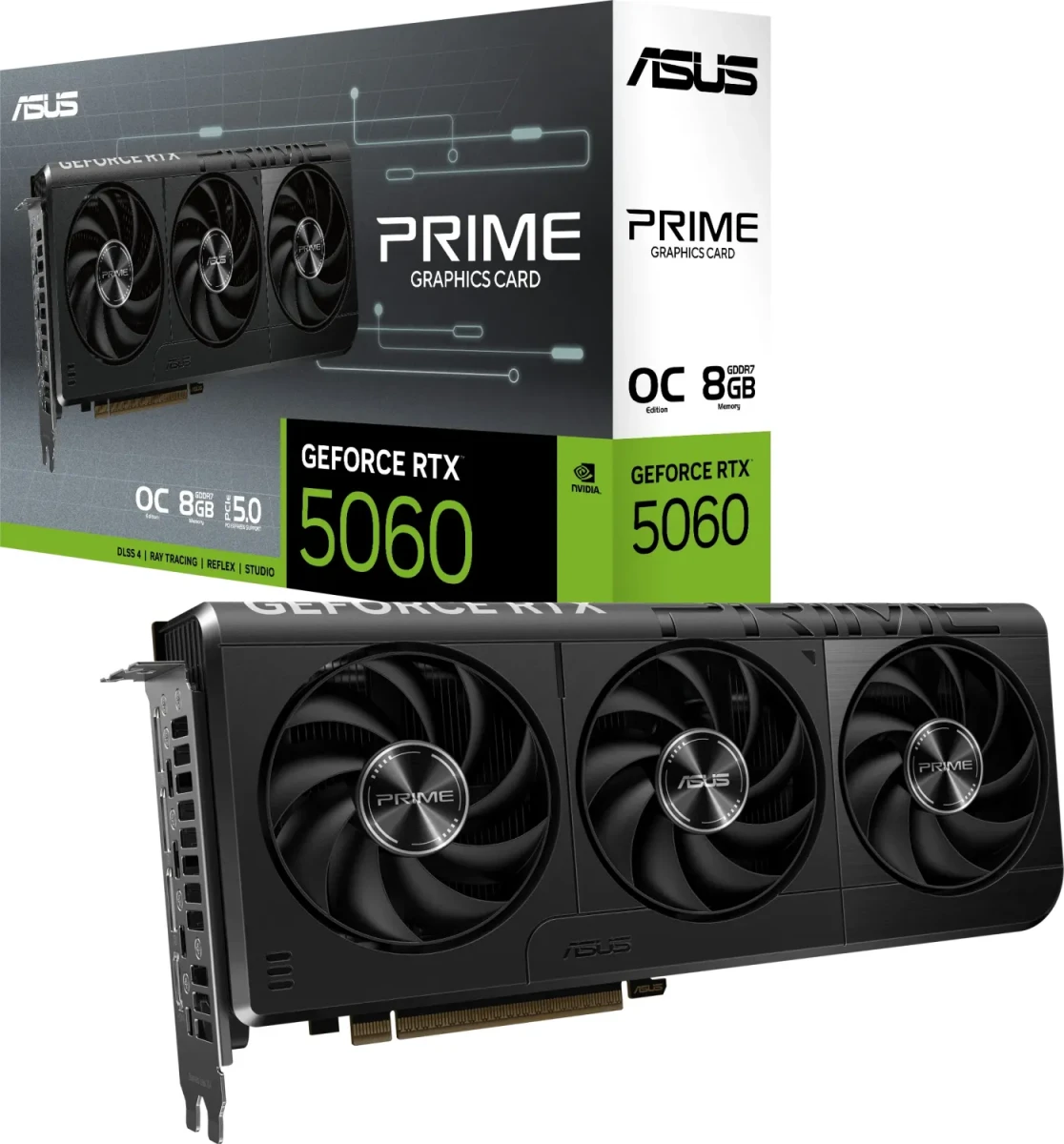 Видеокарта GeForce RTX 5060 8Gb Asus PRIME-RTX5060-O8G