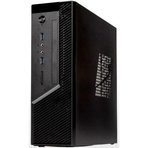 Корпус Foxline mITX 250W TFX, 2xUSB3.0, Black/Black Trim