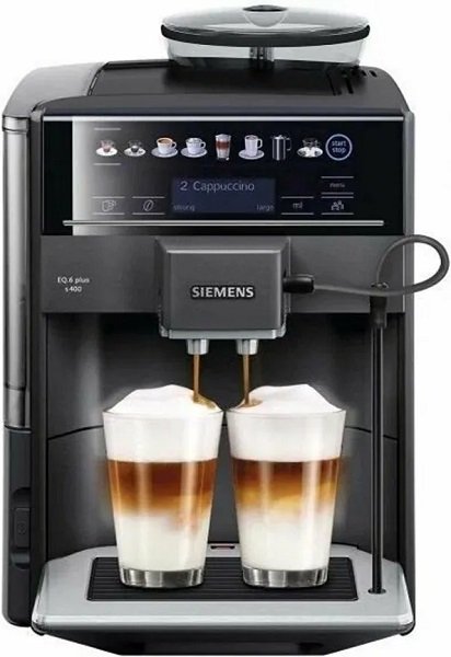 Кофемашина Siemens EQ.6 Plus S100 TE651319RW black/grey