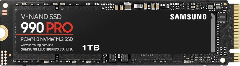 Жесткий диск SSD 1TB M2 Samsung 990 PRO MZ-V9P1T0BW PCIe 4.0 x4 7450/6900MBs