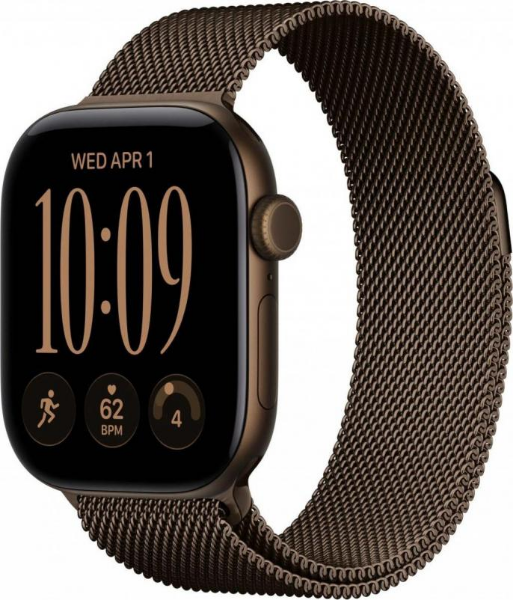 Часы Apple watch S12 42 Dk Bronze Al Olive SB M/L MJEG4