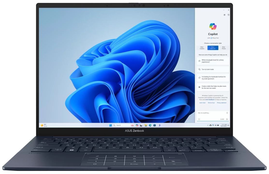Ноутбук 14" Asus Zenbook 14 (OLED/FHD+/Touch) Ultra 7-255H/16GB/512GB/Win11 Home