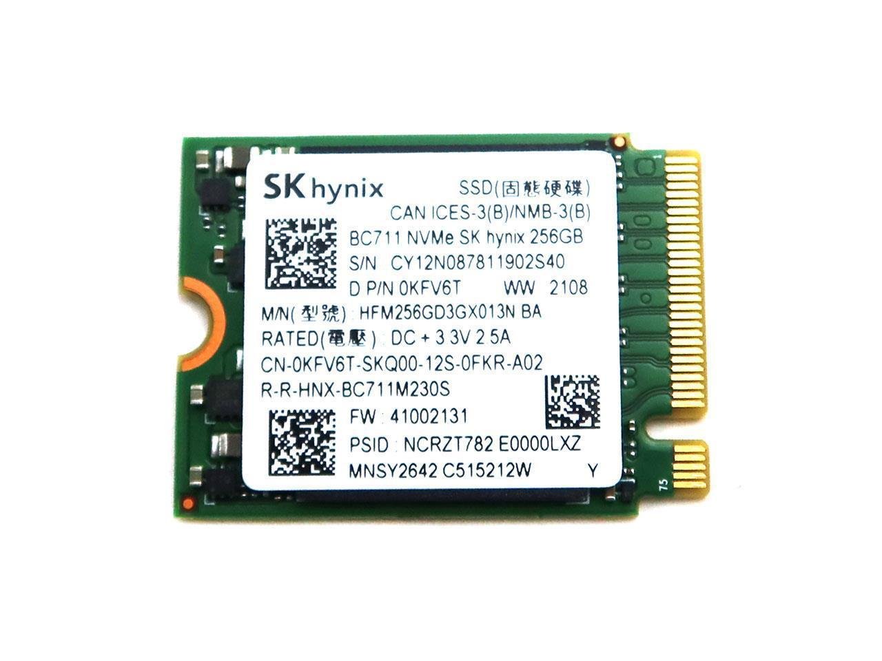 Б/у Твердотельный накопитель M.2 2230 NVMe 256GB SK Hynix BC711 (HFM256GD3GX013N)