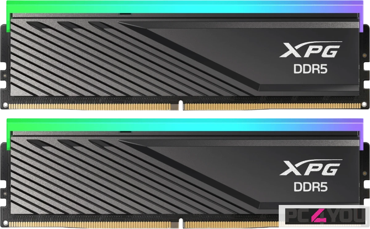 Модуль памяти DDR5 32Gb (2x16Gb Kit) AData 6000 XPG Lancer Blade RGB AX5U6000C3616G-DTLABRBK