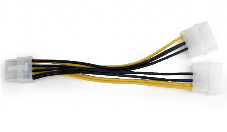Переходник питания Molex x2-->8pin PCI-E (Cablexpert CC-PSU-81)