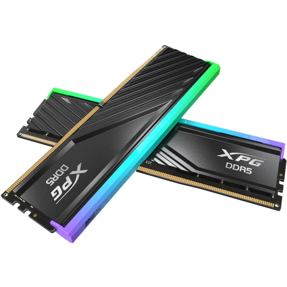 Модуль памяти DDR5 32Gb (2x16Gb Kit) AData 6000 XPG Lancer Blade RGB AX5U6000C3016G-DTLABRBK