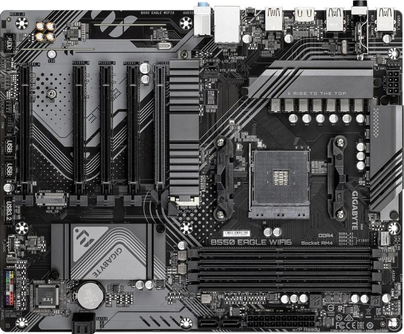 Материнская плата AM4 Gigabyte B550 EAGLE WIFI6 (ATX, 4xDDR4)