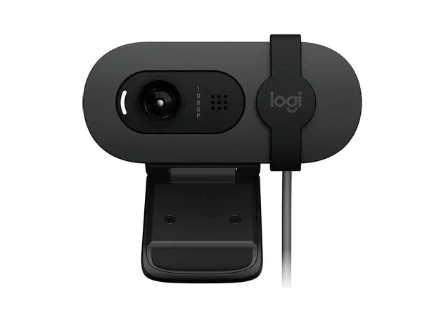 Веб‑камера Logitech Brio 105 (2 Мп, Full HD 1080p, с микрофоном, USB 2.0)