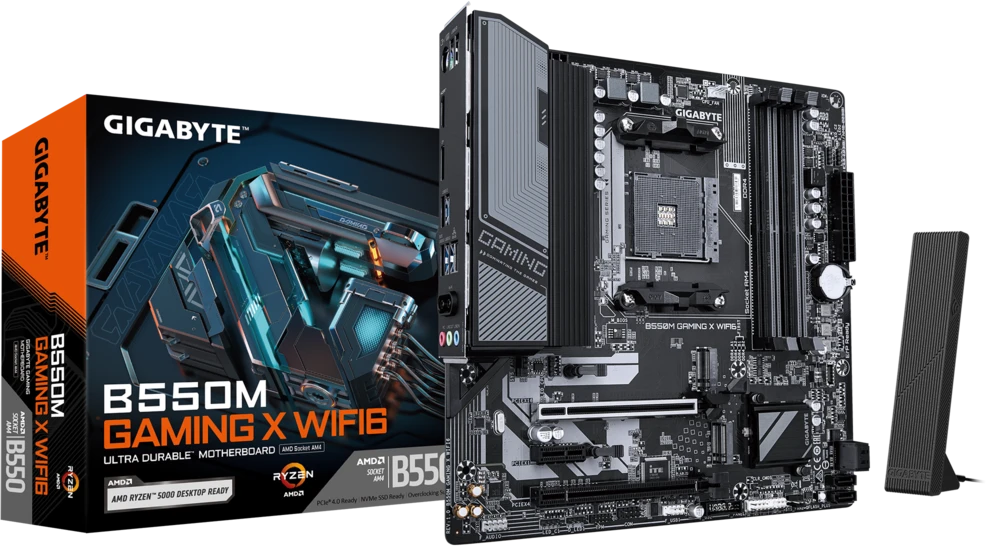 Материнская плата AM4 Gigabyte B550M Gaming X WIFI6