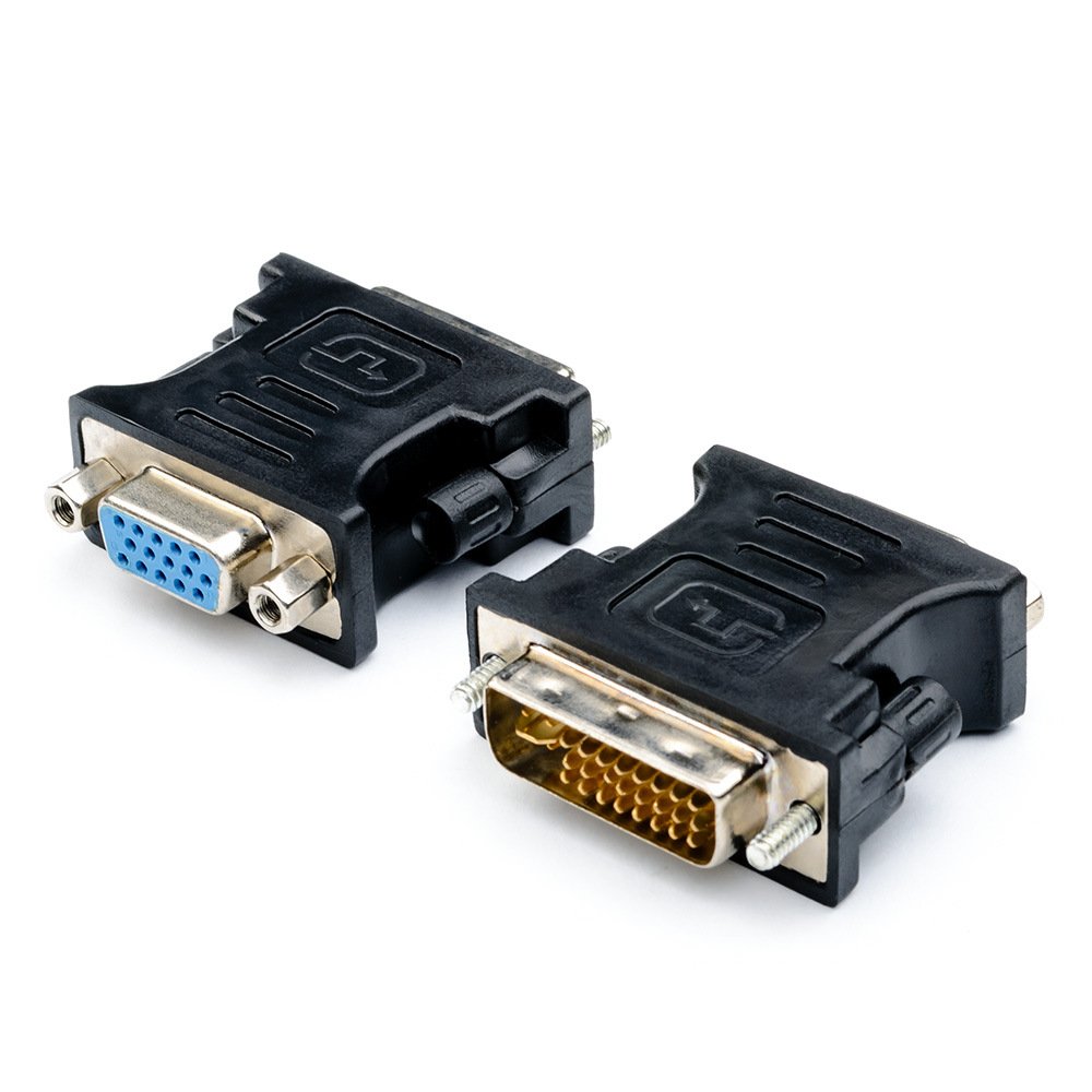 Переходник DVI-I – VGA ATCOM AT1209, чёрный