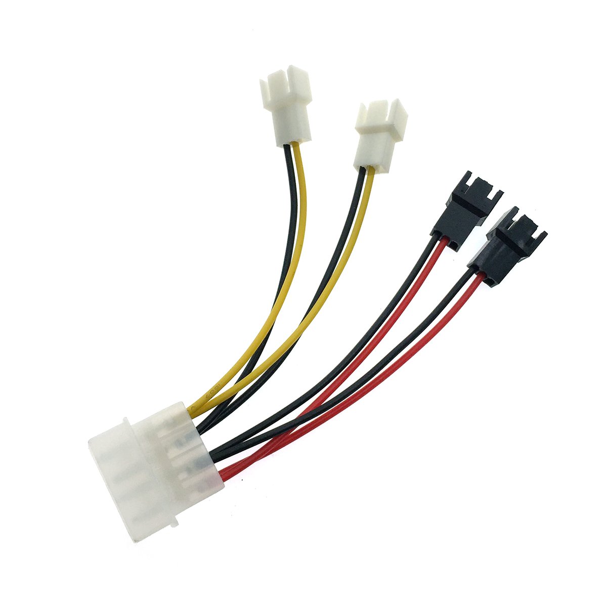 Разветвитель питания 4pin на 4х3pin FAN Espada E4pinM-4x3pinM