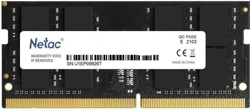 Модуль памяти SO-DIMM DDR4 8GB Netac Basic 3200MHz CL22 (NTBSD4N32SP-08)