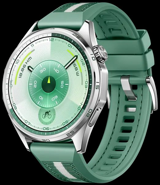 Смарт-часы Huawei Watch GT 6 (ATM-B19) 46 mm зеленый плетеный ремешок EAC