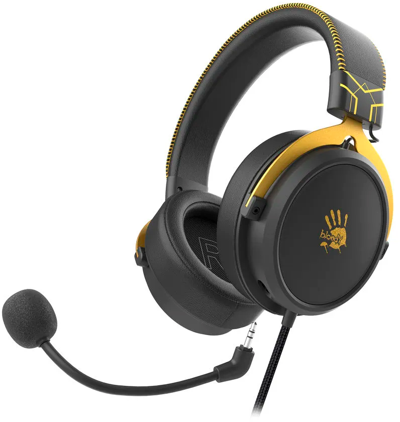 Наушники с микрофоном A4Tech Bloody M590i Sports Lime