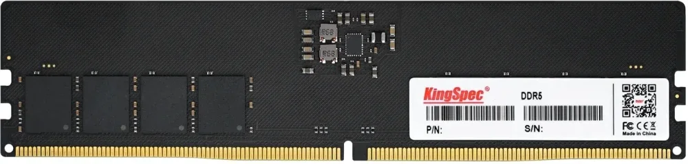 Модуль памяти DDR5 16Gb KingSpec 6000 KS6000D5P12516G