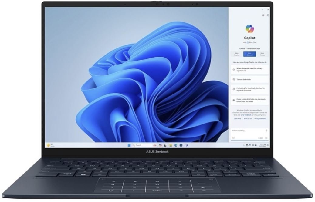 Ноутбук 14" Asus Zenbook 14 UX3405CA-ST1486 (OLED/2.8k) Ultra 5-225H/16GB/512GB SSD/Dos (алюминий)