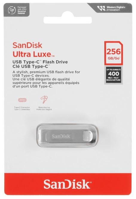 Флешка 256GB Sandick Ultra Luxe USB Type-A Flash Drive 256GB SDCZ75-256G-G46