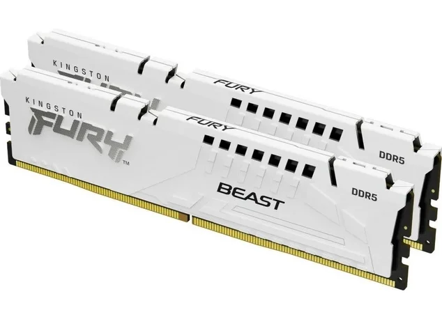 Б/у Модуль памяти DDR5 32GB (2x16GB) Kingston FURY Beast XMP 6400MHz CL32 (KF564C32BWK2-32)