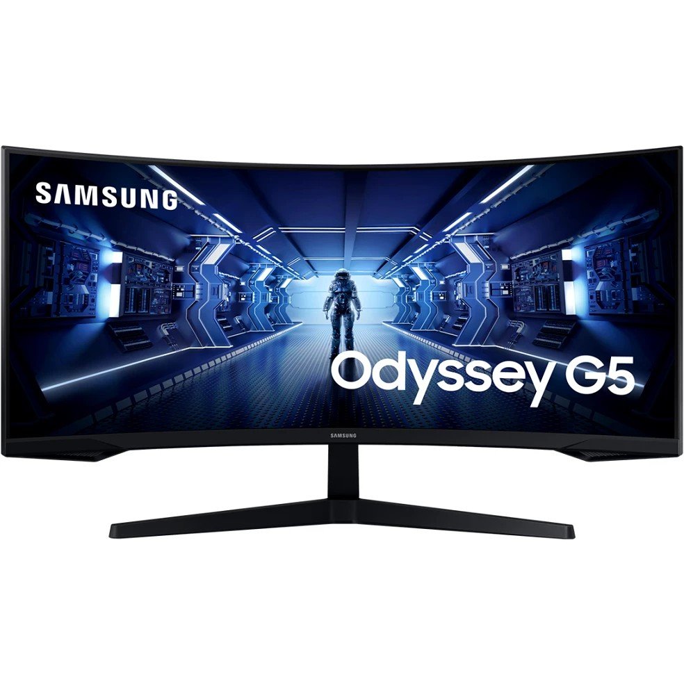 Монитор 34" Samsung C34G55TWWI Black 3440x1440, 21:9, VA, 165 Гц, 250 кд/м2, 1 мс