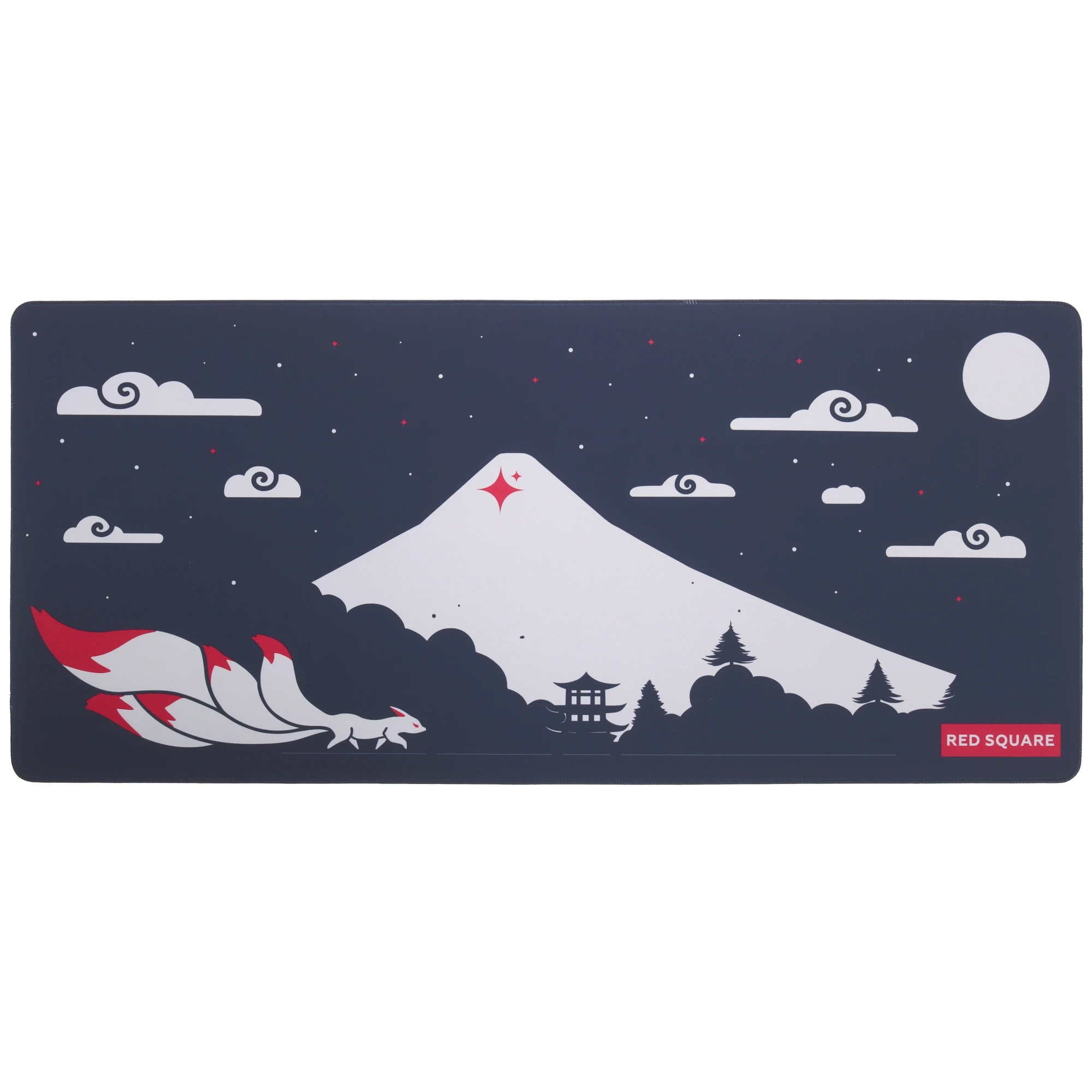 Коврик Red Square Kitsune Black XL RSQ-40064