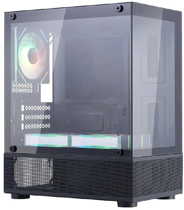 Корпус 1stPlayer MIKU Mi2-A ARGB Black Mi2-A-BK-2FC7R-1FC7 di