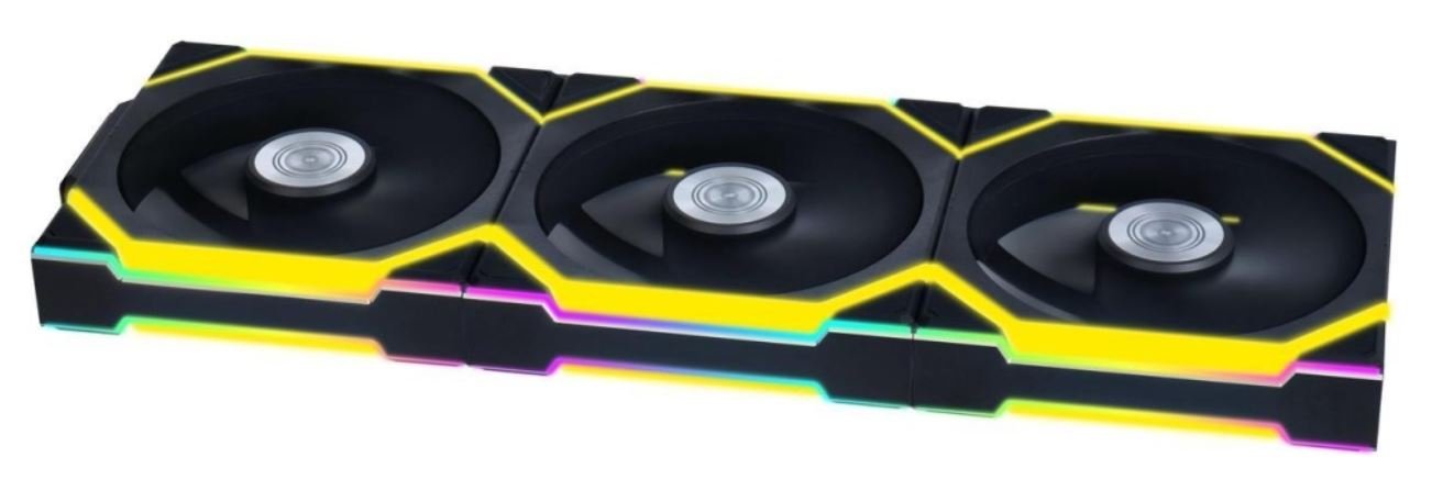 Вентилятор для корпуса 120MM Lian Li UNI FAN SL Wireless 120 Reverse Blade ARGB (3x120), чёрный
