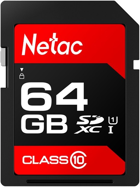 Карта памяти SDXC 64Gb Netac P600 NT02P600STN-064G-R