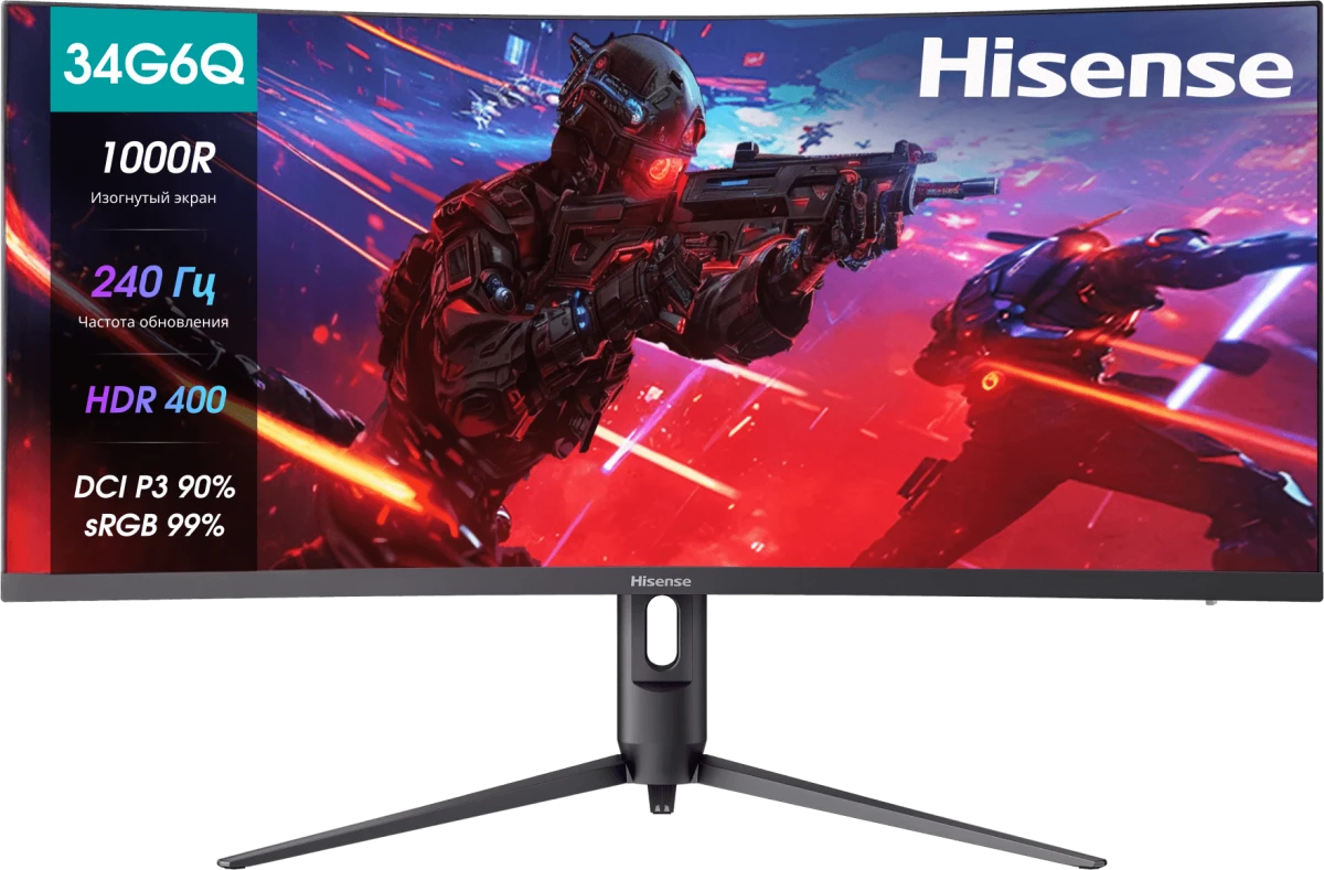 Монитор 34" Hisense 34G6Q PRO
