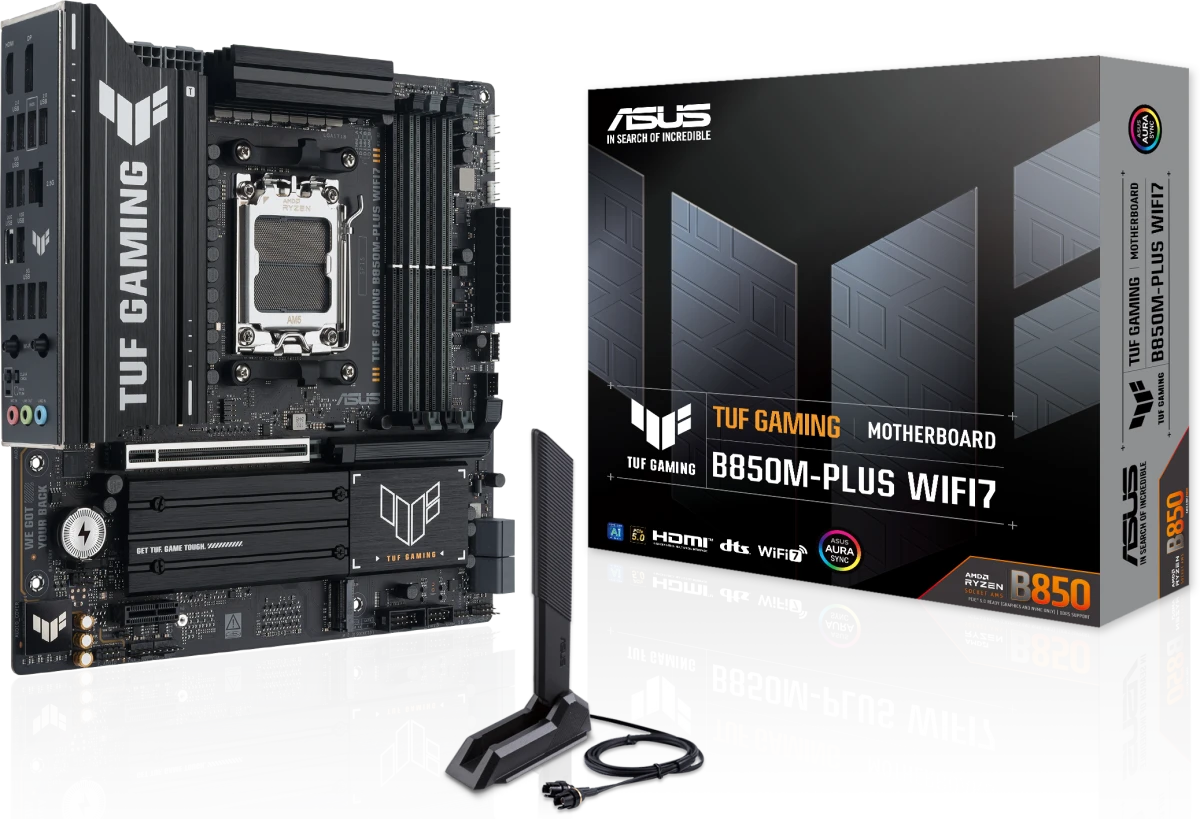 Материнская плата AM5 Asus B850M-PLUS TUF Gaming WIFI7