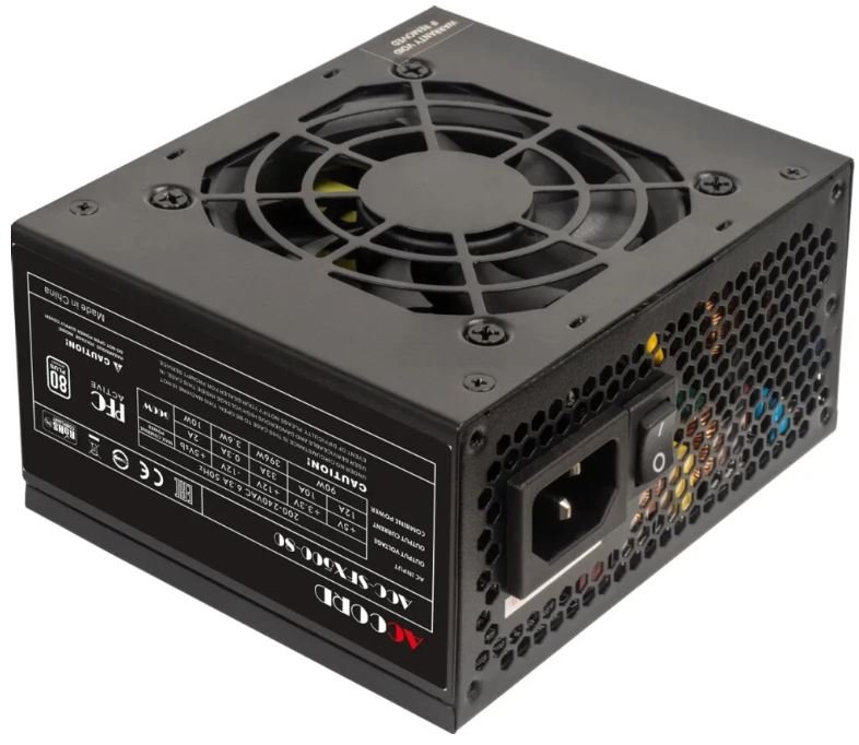 Блок питания SFX 500W ACCORD (ACC-SFX500-80), черный