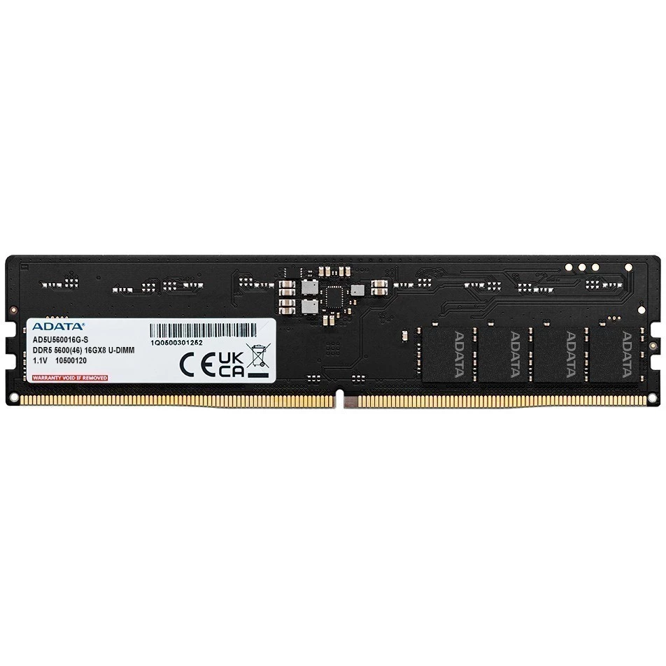 Модуль памяти DDR5 16Gb AData 5600 AD5U560016G-S