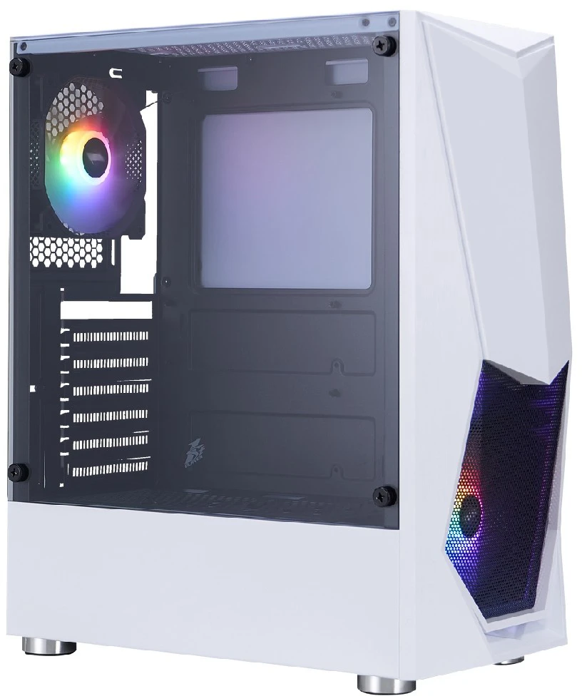 Корпус 1stPlayer DK-3 White DK-3-WH-4F1