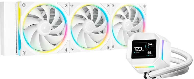 Водяное охлаждение DeepCool LM360 WH