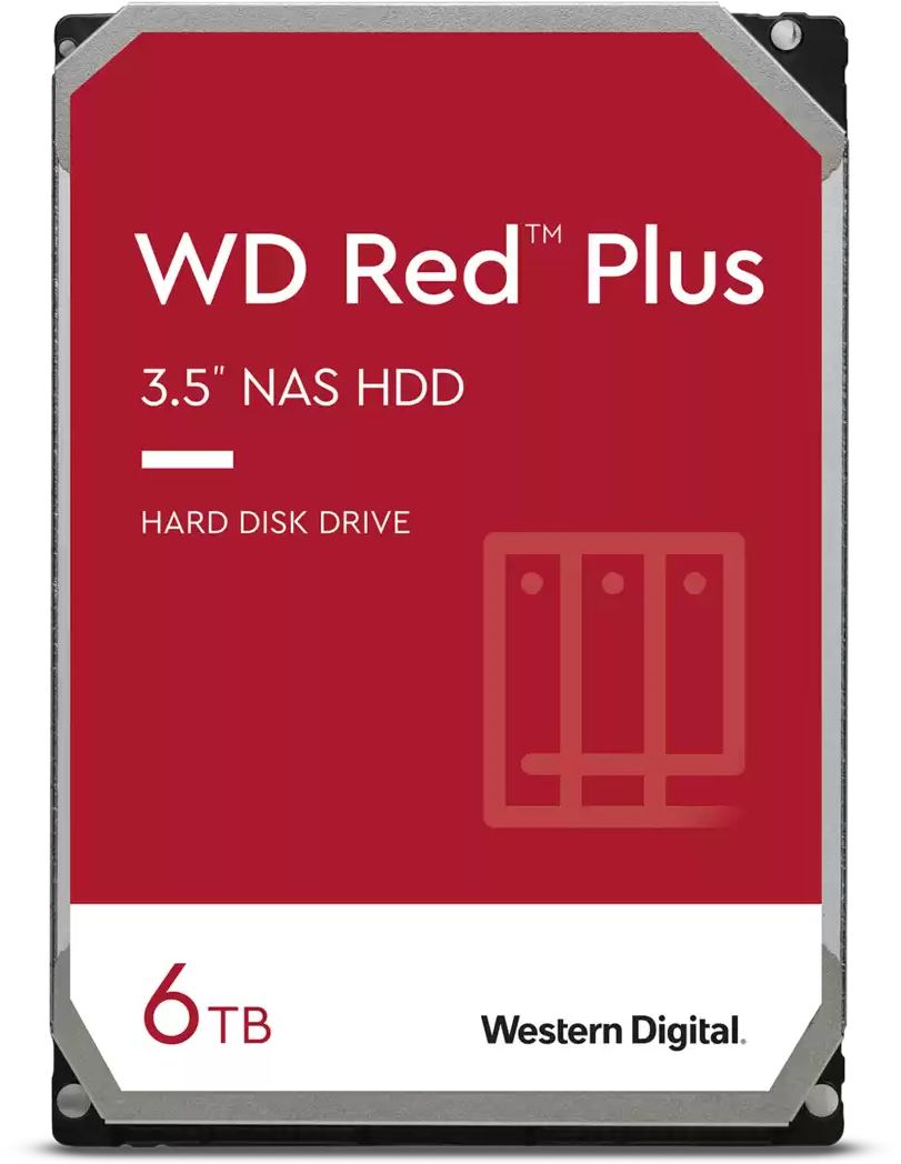 Жесткий диск 6000Gb WD Red Plus WD60EFPX