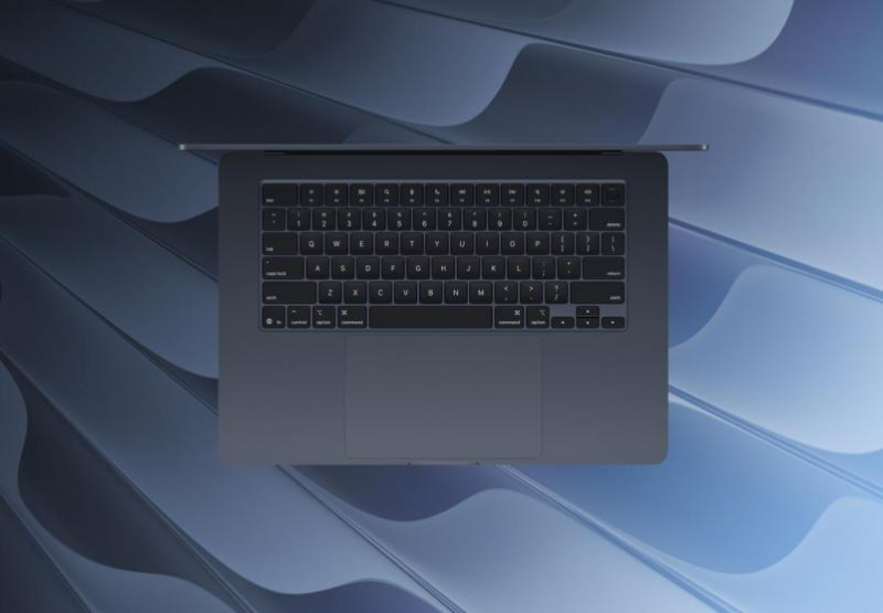 Macbook Air 15" (M4/16/512Gb) Midnight /MW1M3/ EN клавиатура